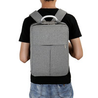 Sac à dos pour ordinateur portable de grande capacité, pas cher, OEM, 15,6 pouces, Oxford, fermeture éclair, voyage d'affaires, étanche, port USB
