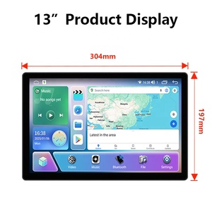 Nhà Máy 8GB + 128GB Phổ Xe DVD <span class=keywords><strong>MP5</strong></span> Máy Nghe Nhạc 13 Inch 2K Màn Hình Cảm Ứng Navigation Đài Phát Thanh Stereo Không Dây Carplay Android Tự Động - Product Image 6