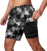Shorts cargo camouflage personnalisables pour hommes, multi-poches, cordon de serrage, taille élastique, shorts de plage, pantalons de sport