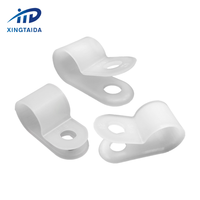 Clips de câble 3/16 1/4 3/8 1/2 94V-2 pour la gestion des câbles, organisateur de câbles en plastique nylon, prix bas, pinces de câble de type R