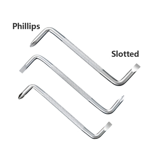 Tournevis à double extrémité de type Z, cruciforme et <span class=keywords><strong>clé</strong></span> hexagonale à fente <span class=keywords><strong>plate</strong></span>, petit tournevis décalé en forme de Z pour les espaces restreints - Product Image 3