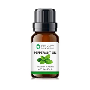 HAIRUI minyak esensial Peppermint organik alami untuk pesan tubuh untuk bersantai minyak Peppermint murni
