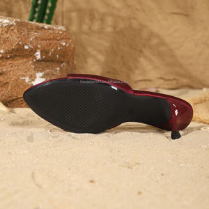 4302A-17 Été 2025 Tendance Sandales à <span class=keywords><strong>Talon</strong></span> Aiguille Ouvertes et Pointues, Mules Élégantes et Mode pour l'Extérieur - Product Image 4