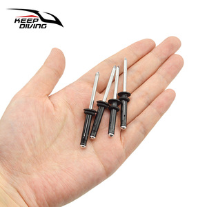 Kit de fixation pour poignée de kayak Keep Diving avec poignées en plastique, rivets en aluminium et vis en acier inoxydable pour la pêche et le tourisme - Product Image 5