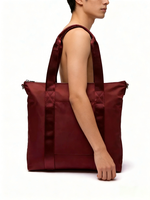 Sac fourre-tout tressé pour femme, grande capacité 20L, en nylon, à ouverture simple, design tendance, avec broderie, multi-usages pour le shopping et les voyages