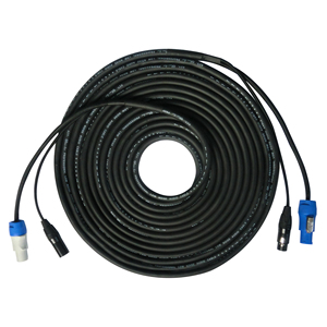 Câble hybride <span class=keywords><strong>combo</strong></span> DMX 3 broches Powercon, rallonge de câble d'alimentation PVC <span class=keywords><strong>XLR</strong></span> 2m pour éclairage de scène, alimentation LED, câble audio - Product Image 1