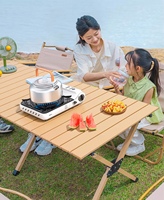 Table de camping pliable moderne, durable et portable en fer, mobilier d'extérieur, capacité de 150 kg, pour pique-niques, plages, écoles, repas en extérieur