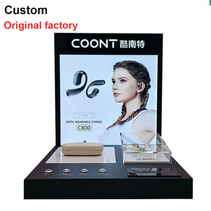 Soporte de exhibición de venta al por menor de perfume acrílico iluminado personalizado tecnología producto de cuidado de la piel soporte de exhibición cosmético de maquillaje - Product Image 4