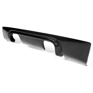 Para <span class=keywords><strong>BMW</strong></span> <span class=keywords><strong>E46</strong></span> M3 2001-06 <span class=keywords><strong>CSL</strong></span> estilo difusor de parachoques trasero de 2 tonos color de fibra de carbono - Product Image 4