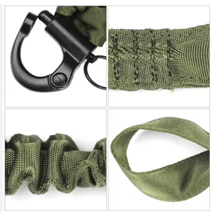 DFR10 Arnés de Cableado Táctico, Cordón Elástico, Cuerda de Montañismo Extensible, Cuerda de Seguridad Multifuncional Ajustable - Product Image 2