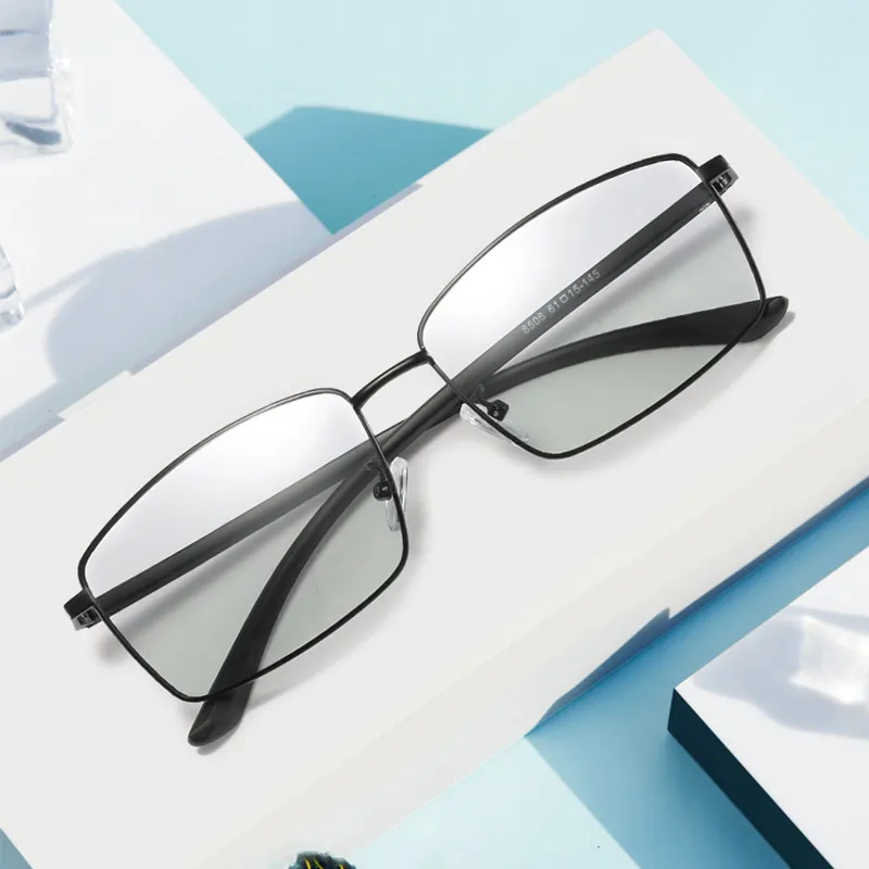 Nuevas gafas de sol polarizadas de Metal fotocromáticas 8506 para hombres, gafas de moda para conducir de día y de noche para actividades al aire libre