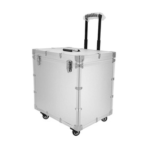<span class=keywords><strong>Herramientas</strong></span> de instrumentos de dimensión personalizada, <span class=keywords><strong>maleta</strong></span> con carrito de transporte, caja de aluminio interior de espuma con forma duradera con asa y <span class=keywords><strong>ruedas</strong></span> - Product Image 6