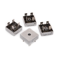 Nuevo Puente Rectificador KBPC5010 Monofásico, Puente Rectificador Apilado KBPC3510/2510/1010, Base de Cobre Cuadrada, Puente Apilado de 10A