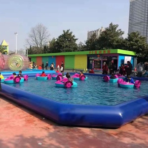 Bote de Pedales Divertido para Piscina, con Manivela, 4 Tamaños, para Interacción entre Padres e Hijos, Botes de Choque para Adultos y Niños, para <span class=keywords><strong>Alquiler</strong></span> - Product Image 4