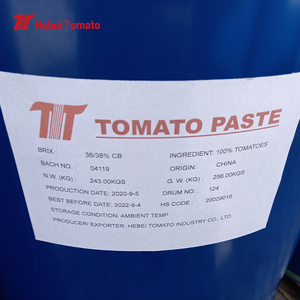 Pâte de <span class=keywords><strong>Tomate</strong></span> de Qualité Supérieure 36%-38% Brix, Fraîche et Rouge, Aseptique en Fûts et Caisses de 220L, Durée de Conservation de 2 Ans, Origine Chine - Product Image 5