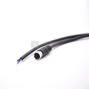 Cable conector M8 IP67 IP68 impermeable hembra/macho 3 4 5 6 8 pines circular recto/ángulo recto PVC PUR Cable - Product Image 3