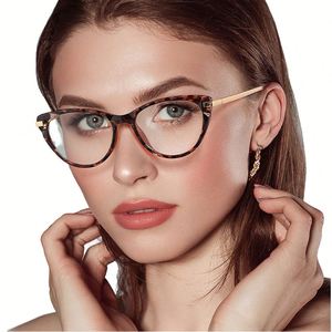 Monturas de Gafas de Moda Personalizadas con Logotipo, Monturas Metálicas con Bloqueo de Luz Azul para Mujer, Gafas con Protección Contra la Luz Azul - Product Image 1