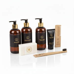 Colección de Artículos de Aseo Hoteles de Lujo OEM USA, Set de Productos Hidratantes Ecológicos de Bambú, Amenidades para Huéspedes - Product Image 4