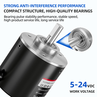 E6B2-CWZ5B Codificador Rotatorio Incremental Fotoeléctrico Magnetoeléctrico de 5000PPR OD, 6MM, DC 5-24V, Salida Trifásica ABZ, Terminal de Soldadura para