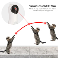 Drôle LED Automatique Chat Laser Jouet Nouvelle Mise À Niveau Réel Aléatoire Trajectoire Rechargeable Interactive Pointeur Laser Jouet Pour Chat