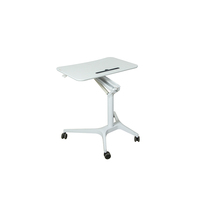 Bureau simple, portable et mobile avec hauteur réglable. Table de bureau.