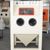 Rueda portátil mini máquina de chorro de arena de hormigón vacío máquina de chorro de arena láser