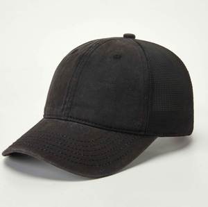 Wholesale in Stock Vintage Hats Custom Logo Tight <b>Mesh</b> Baseball Cap <b>Net</b> Washed Baseball Cap - Product Image 2
