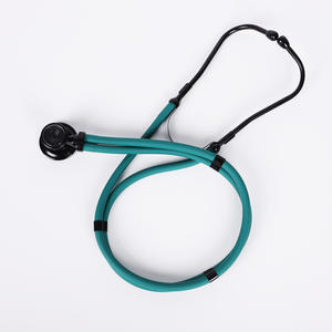 Estetoscopio multifuncional negro <span class=keywords><strong>completo</strong></span>, estetoscopio de doble tubo negro, estetoscopio de doble cara Chapado en negro - Product Image 4