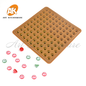 <span class=keywords><strong>Moule</strong></span> en <span class=keywords><strong>silicone</strong></span> AK 100 cavités pour mini-pépites de chocolat, idéal pour la pâtisserie, les chocolats DIY, les bonbons et la décoration de gâteaux - Product Image 3