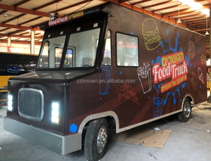 OEM Retro Mobile Food Car Electric Fast Food Truck Ice Cream Catering Kiosk Customized Snack Vending <b>Cart</b> for Sale Europe - Product Image 3