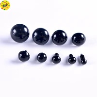 Vente en gros de boule oculaire en plastique étincelant Crystal Accessoire de poupée en peluche animal avec yeux pailletés de sécurité