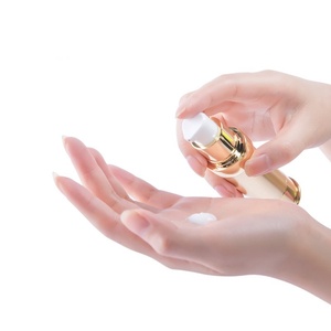 Nuevo producto Luxury Silver Matte 5ml 10ml 15ml 20ml 300ml con crema de loción facial para el cuidado de la piel Botella sin aire - Product Image 3