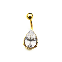 Barres de piercing romantiques en CZ, plaquées zinc bleu, en acier inoxydable 316L, double bijou ambre, pour hommes, femmes et enfants, pour mariage