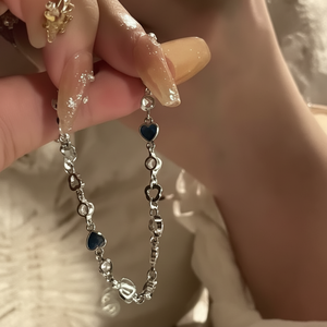 Vendita calda di tendenza Vintage bracciali a catena di moda per ragazze fatti a mano con perle d'acqua dolce e oro strass in pelle Vintag - Product Image 1