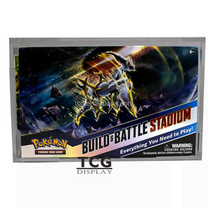 TCG vente couvercle supérieur magnétique affichage en acrylique transparent pour Pokémon TCG: épée et bouclier-Fusion Strike Build & Battle Stadium boîtier en acrylique - Product Image 1