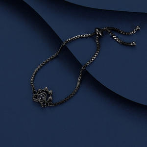 Envío de la gota Lovely Pet Cat Hand Chain Jewelry Hombres Mujeres Accesorio Chapado en proyección Gold Rose Cold Copper Bracelet - Product Image 3