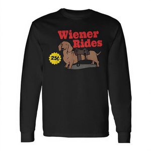 T-shirt à manches longues Wiener Rides, vêtements promotionnels 2025 - Product Image 2