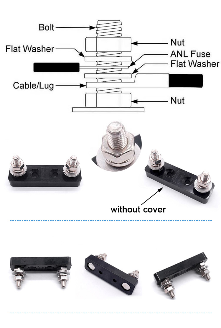 ANL-H8 ANL Blade Inline Fuse Block Holder for Car Vehicle Marine Audio Battery Auto Parts