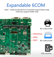 Carte mère Mini ITX OEM J6412 Intel Tiger Lake 10e génération avec double réseau et RAM DDR4 unique LVDS pour PC de bureau – Nouveau produit