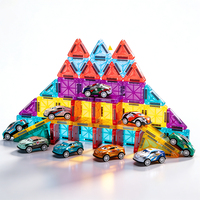 Ensemble de jouets de construction magnétique de haute qualité pour enfants, parking 3D miniature portable de poche, cadeau pour les garçons et les filles