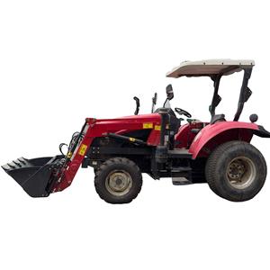 Nuevo Bulldozer Agrícola Rojo 504 de Carga Frontal, Tractor de Cuatro Ruedas para Proyectos de Huertos e Invernaderos - Product Image 5