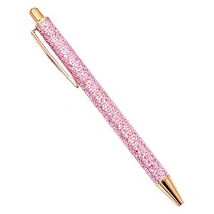 Bolígrafos bonitos con purpurina, rotuladores brillantes de oro rosa, bolígrafo retráctil de Metal para regalos promocionales - Product Image 1