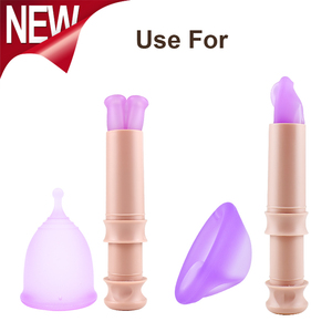 <span class=keywords><strong>Applicateur</strong></span> de coupe <span class=keywords><strong>menstruelle</strong></span> en matériau 100 % de qualité médicale, outil de disque menstruel facile à transporter pour les femmes - Product Image 2