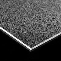 Plaque acrylique givrée anti-rayures en PMMA texturé fin de 3 mm d'épaisseur, directement de l'usine