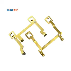 Electrical Socket Part Electric Switch Socket Parts Stamping Metal Bronze Contact Plug Pin Electrical Switch Brass Pat Sheet Metal Copper Brass Contact