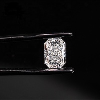 Diamante Cultivado en Laboratorio con Corte Radiante de Forma Elegante, CVD, Color D, Perforado con Láser, Excelente para Joyería, Certificado IGI, VVS, Venta al Por Mayor