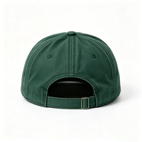 Casquette en toile de coton lavée avec patch en lettres tissées personnalisé, casquette vintage souple non structurée pour le camping et la randonnée en plein air, unisexe