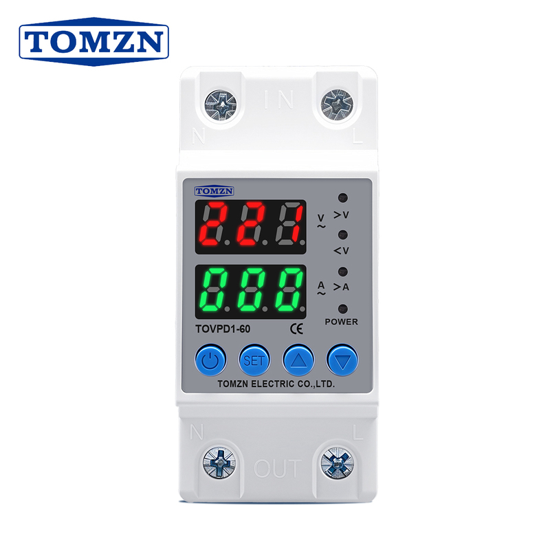 TOMZN DIN Rail 230V Adjustable Over