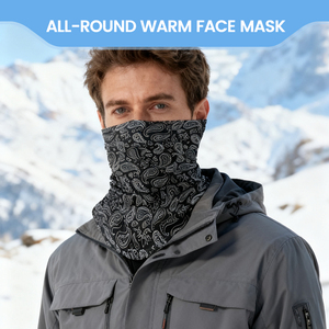 Cache-cou thermique imprimé pour l'hiver, masque facial en polaire chaud, coupe-vent, cache-cou pour homme pour le <span class=keywords><strong>ski</strong></span>, le snowboard, le vélo, la <span class=keywords><strong>randonnée</strong></span> - Product Image 3