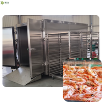 Machine de séchage et de déshydratation de crevettes commerciale DH-K06 450 kg/lot - Équipement à pompe à chaleur haute capacité pour la production de viande et d'aliments